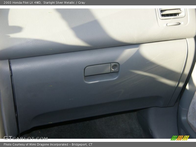 Starlight Silver Metallic / Gray 2003 Honda Pilot LX 4WD