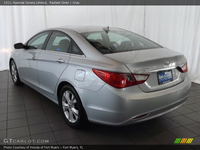 Radiant Silver / Gray 2011 Hyundai Sonata Limited