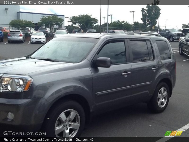 Crystal Black Pearl / Black 2011 Honda Pilot EX-L
