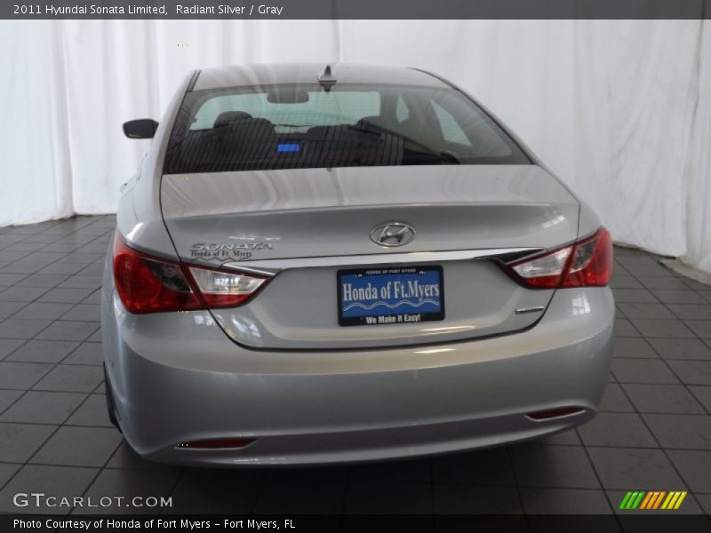 Radiant Silver / Gray 2011 Hyundai Sonata Limited