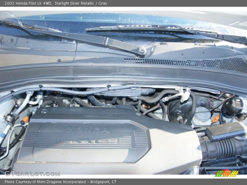 Starlight Silver Metallic / Gray 2003 Honda Pilot LX 4WD