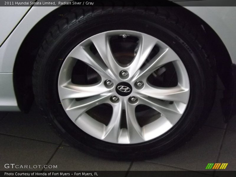 Radiant Silver / Gray 2011 Hyundai Sonata Limited