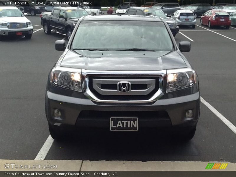 Crystal Black Pearl / Black 2011 Honda Pilot EX-L