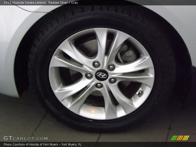 Radiant Silver / Gray 2011 Hyundai Sonata Limited
