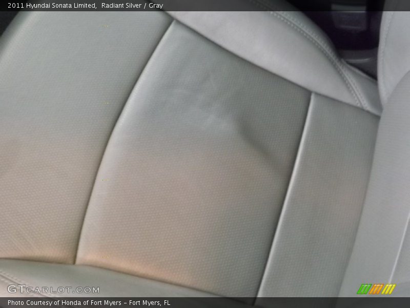 Radiant Silver / Gray 2011 Hyundai Sonata Limited
