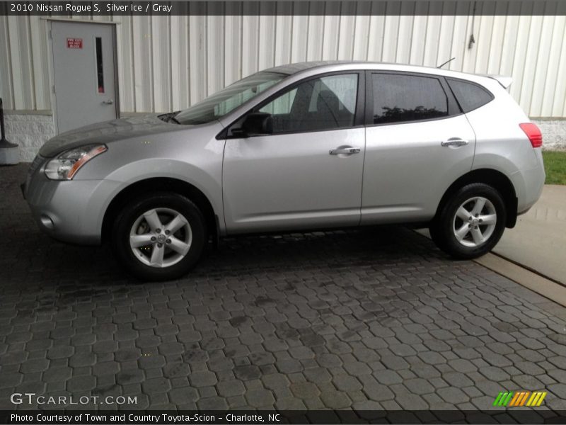 Silver Ice / Gray 2010 Nissan Rogue S