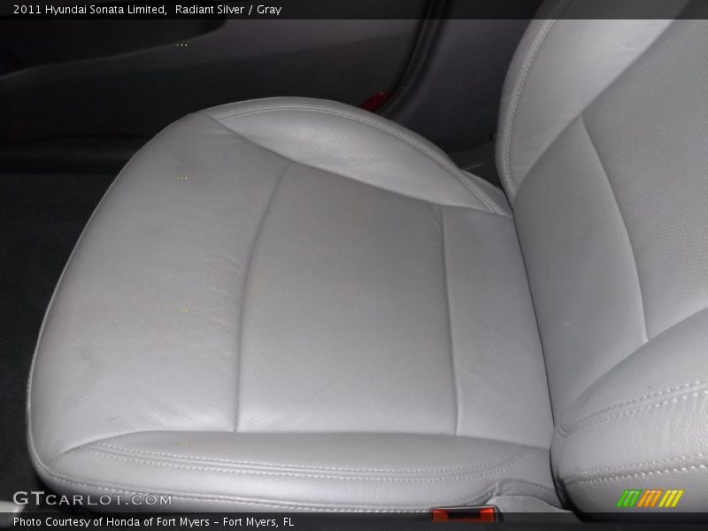 Radiant Silver / Gray 2011 Hyundai Sonata Limited
