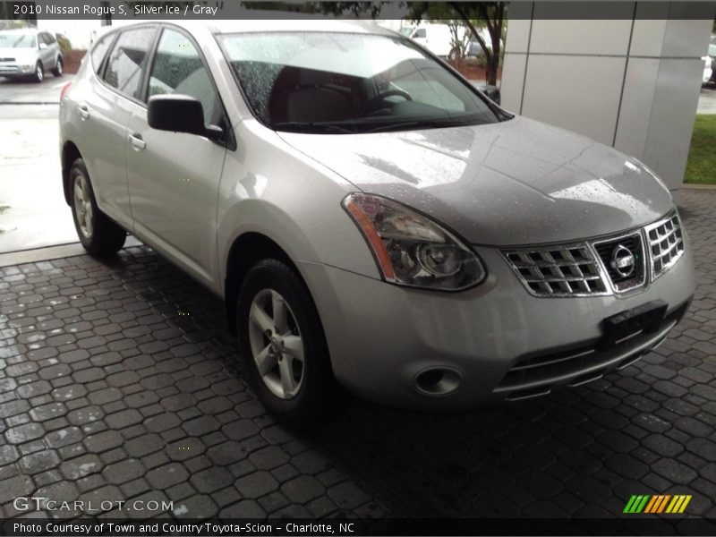 Silver Ice / Gray 2010 Nissan Rogue S