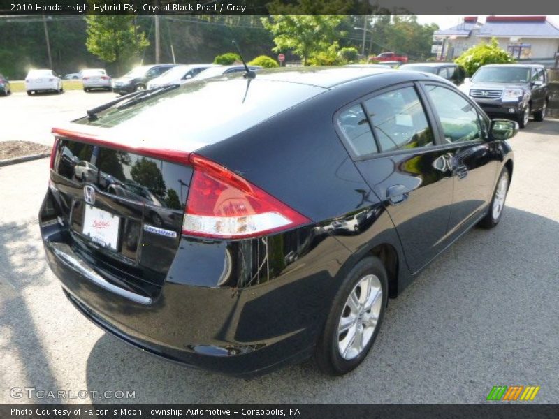 Crystal Black Pearl / Gray 2010 Honda Insight Hybrid EX