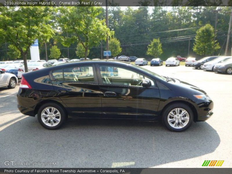 Crystal Black Pearl / Gray 2010 Honda Insight Hybrid EX