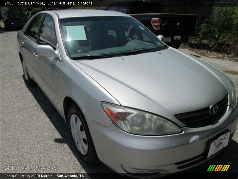 Lunar Mist Metallic / Stone 2003 Toyota Camry SE