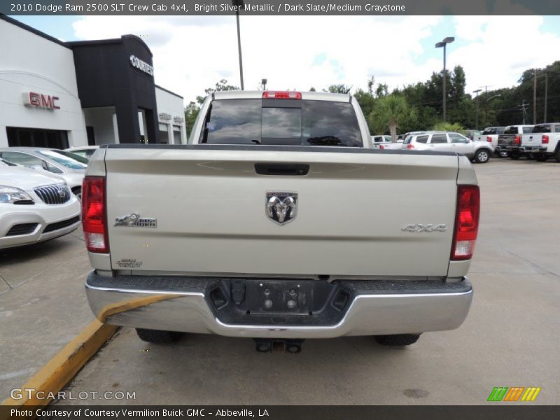 Bright Silver Metallic / Dark Slate/Medium Graystone 2010 Dodge Ram 2500 SLT Crew Cab 4x4