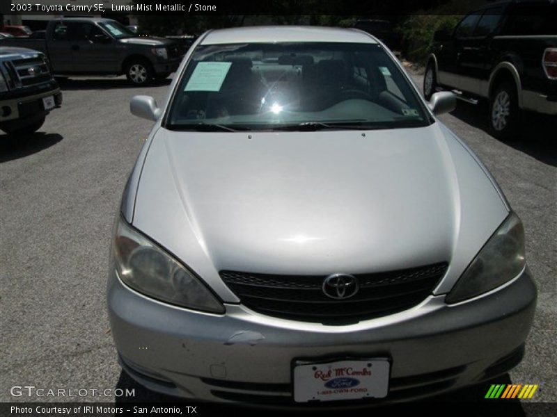 Lunar Mist Metallic / Stone 2003 Toyota Camry SE