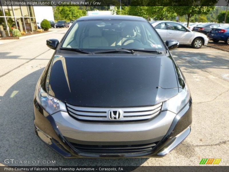 Crystal Black Pearl / Gray 2010 Honda Insight Hybrid EX