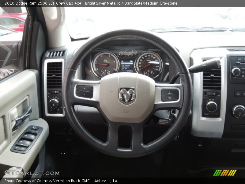 Bright Silver Metallic / Dark Slate/Medium Graystone 2010 Dodge Ram 2500 SLT Crew Cab 4x4