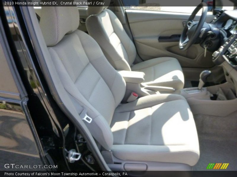Crystal Black Pearl / Gray 2010 Honda Insight Hybrid EX