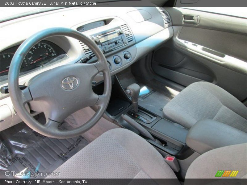 Lunar Mist Metallic / Stone 2003 Toyota Camry SE