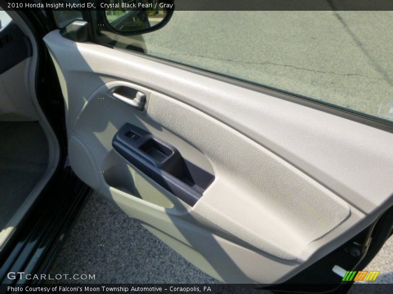 Crystal Black Pearl / Gray 2010 Honda Insight Hybrid EX
