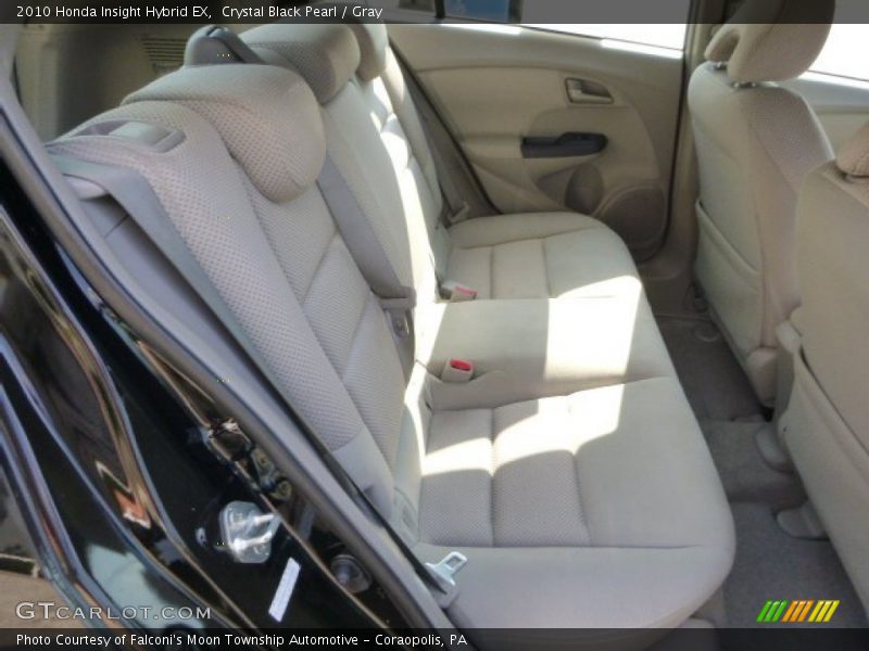 Crystal Black Pearl / Gray 2010 Honda Insight Hybrid EX
