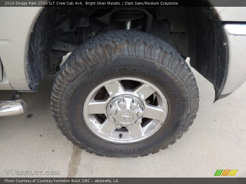 Bright Silver Metallic / Dark Slate/Medium Graystone 2010 Dodge Ram 2500 SLT Crew Cab 4x4