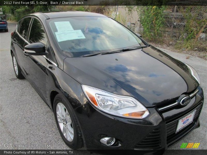 Black / Charcoal Black 2012 Ford Focus SEL 5-Door