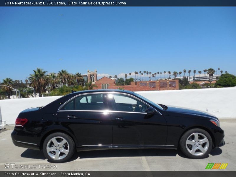 Black / Silk Beige/Espresso Brown 2014 Mercedes-Benz E 350 Sedan