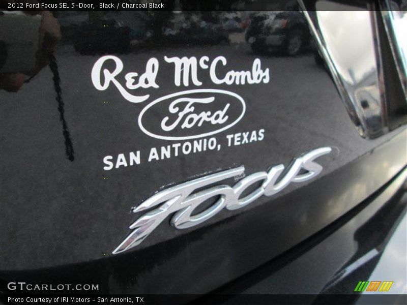 Black / Charcoal Black 2012 Ford Focus SEL 5-Door
