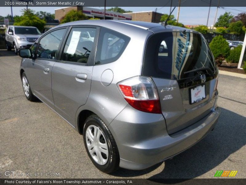 Storm Silver Metallic / Gray 2010 Honda Fit