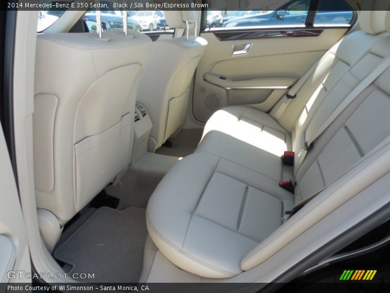 Black / Silk Beige/Espresso Brown 2014 Mercedes-Benz E 350 Sedan