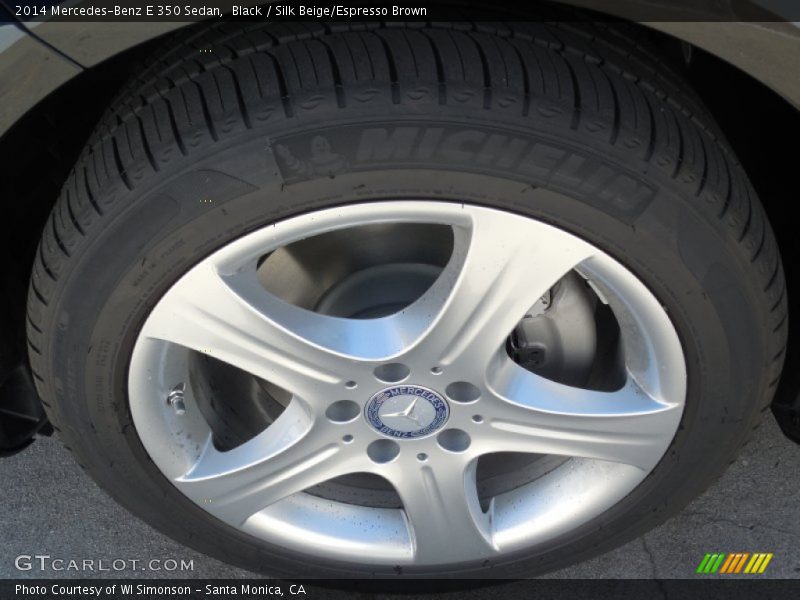Black / Silk Beige/Espresso Brown 2014 Mercedes-Benz E 350 Sedan