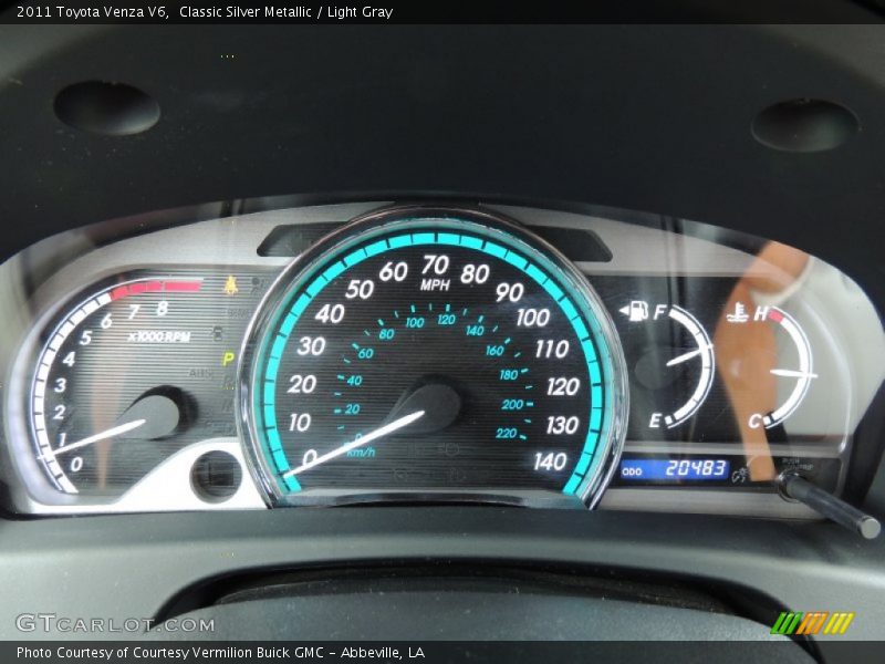 Classic Silver Metallic / Light Gray 2011 Toyota Venza V6