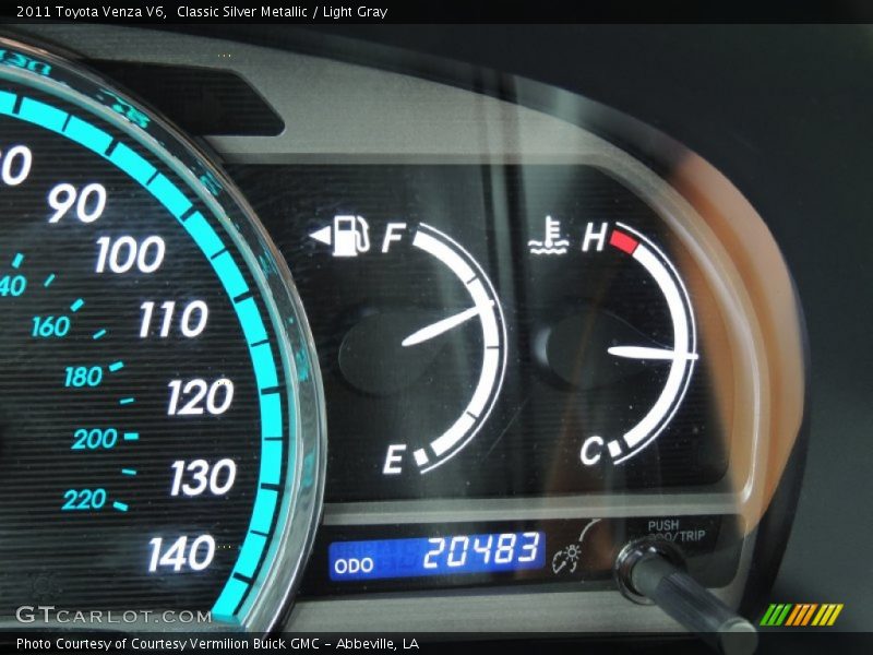 Classic Silver Metallic / Light Gray 2011 Toyota Venza V6