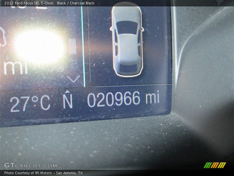 Black / Charcoal Black 2012 Ford Focus SEL 5-Door