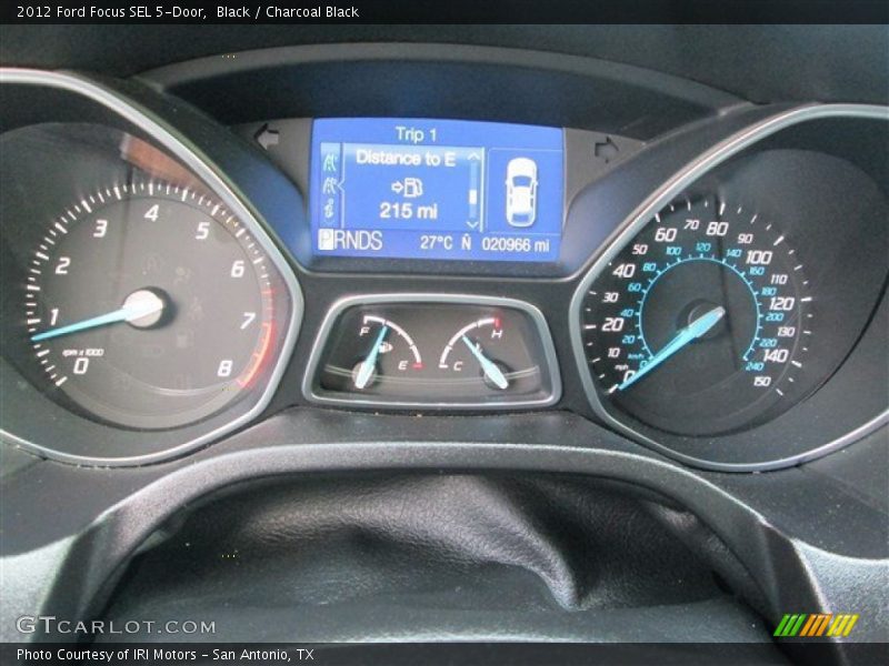 Black / Charcoal Black 2012 Ford Focus SEL 5-Door