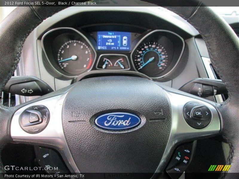 Black / Charcoal Black 2012 Ford Focus SEL 5-Door