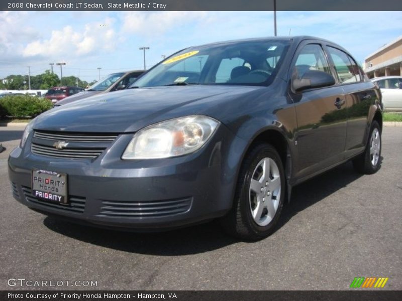 Slate Metallic / Gray 2008 Chevrolet Cobalt LT Sedan