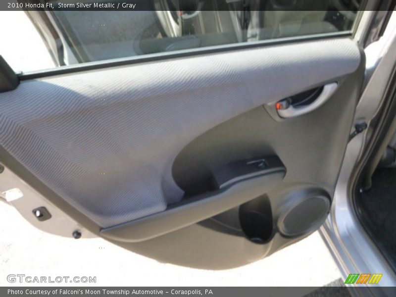 Storm Silver Metallic / Gray 2010 Honda Fit