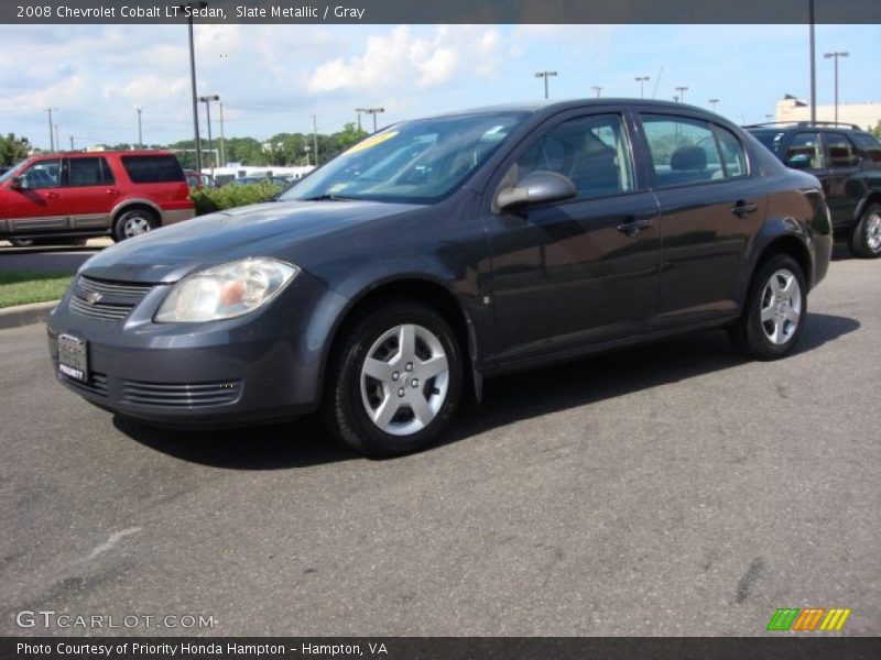 Slate Metallic / Gray 2008 Chevrolet Cobalt LT Sedan