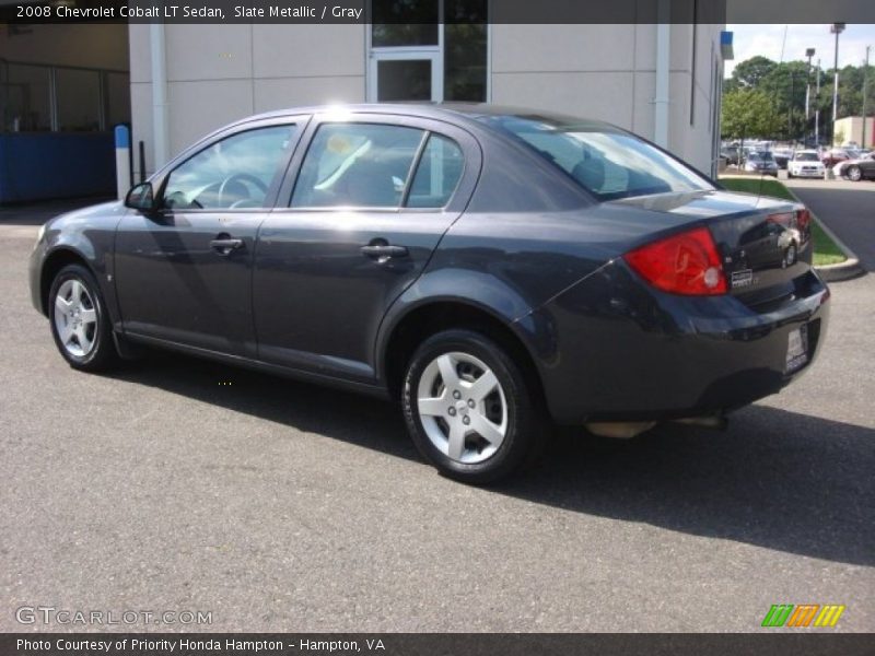 Slate Metallic / Gray 2008 Chevrolet Cobalt LT Sedan