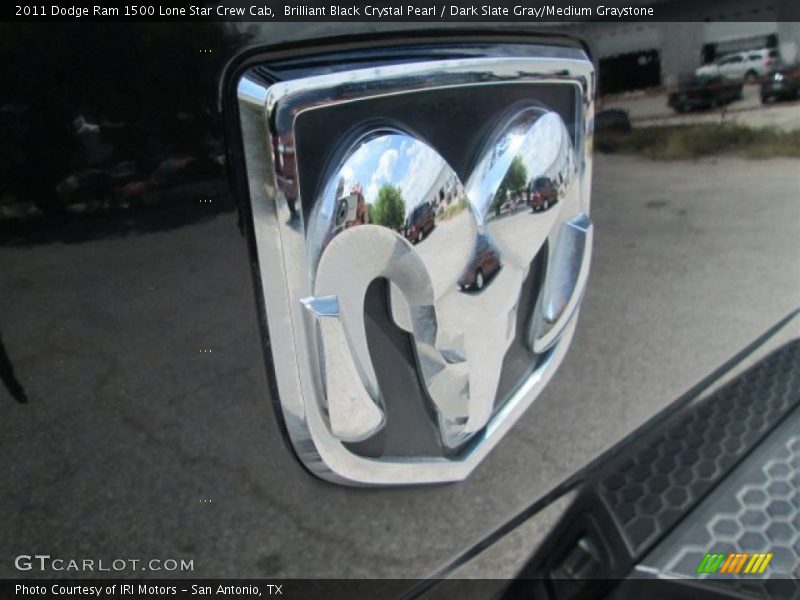 Brilliant Black Crystal Pearl / Dark Slate Gray/Medium Graystone 2011 Dodge Ram 1500 Lone Star Crew Cab