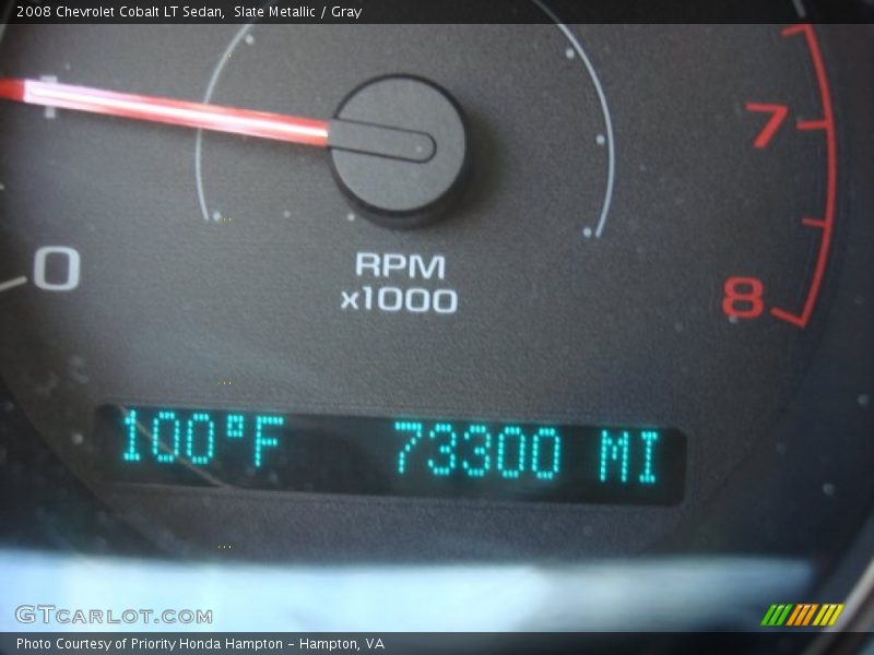 Slate Metallic / Gray 2008 Chevrolet Cobalt LT Sedan