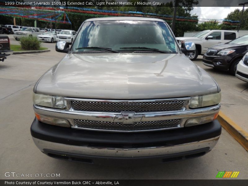 Light Pewter Metallic / Medium Gray 1999 Chevrolet Silverado 1500 LS Extended Cab