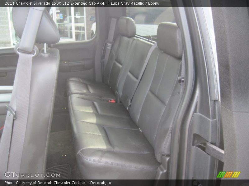 Taupe Gray Metallic / Ebony 2011 Chevrolet Silverado 1500 LTZ Extended Cab 4x4