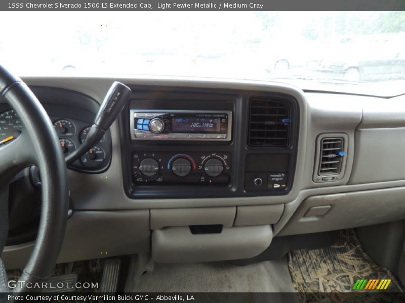 Light Pewter Metallic / Medium Gray 1999 Chevrolet Silverado 1500 LS Extended Cab