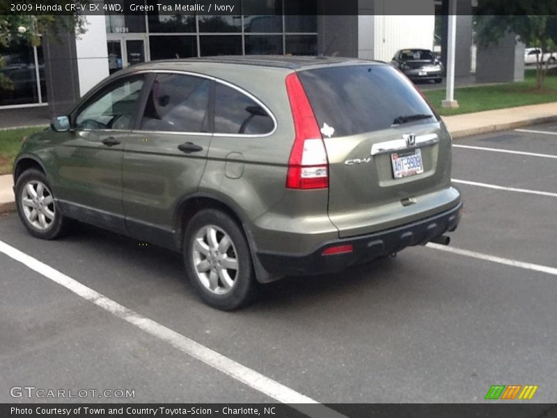 Green Tea Metallic / Ivory 2009 Honda CR-V EX 4WD