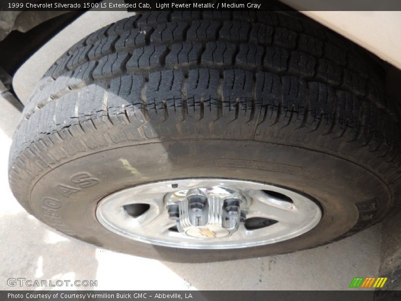 Light Pewter Metallic / Medium Gray 1999 Chevrolet Silverado 1500 LS Extended Cab