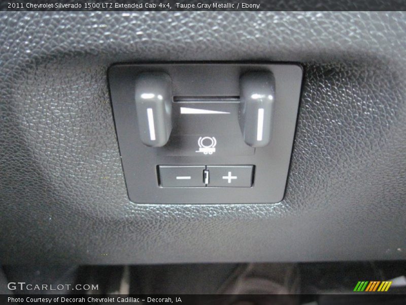 Taupe Gray Metallic / Ebony 2011 Chevrolet Silverado 1500 LTZ Extended Cab 4x4