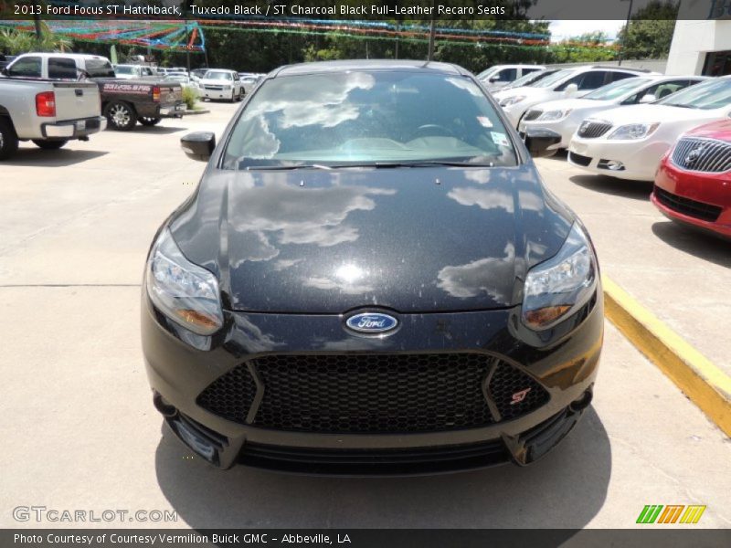 Tuxedo Black / ST Charcoal Black Full-Leather Recaro Seats 2013 Ford Focus ST Hatchback