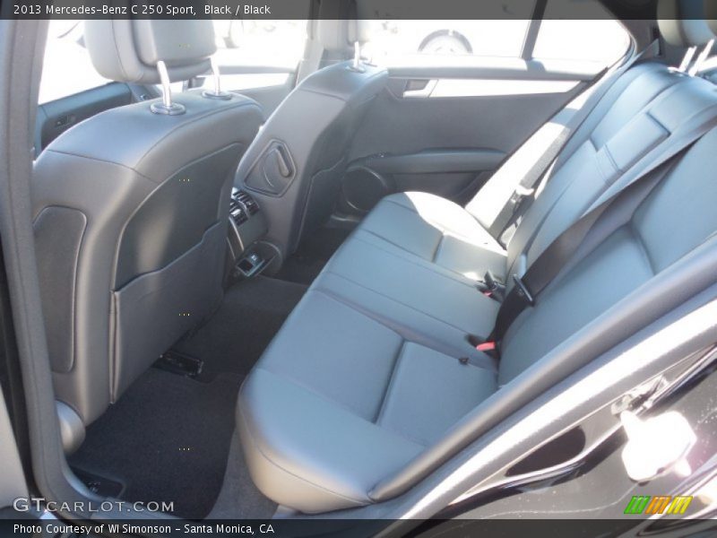 Black / Black 2013 Mercedes-Benz C 250 Sport