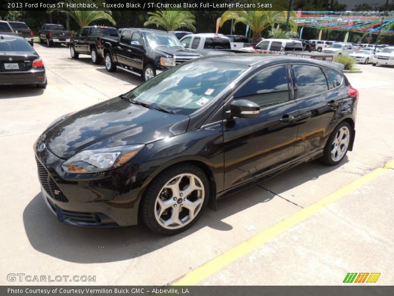 Tuxedo Black / ST Charcoal Black Full-Leather Recaro Seats 2013 Ford Focus ST Hatchback